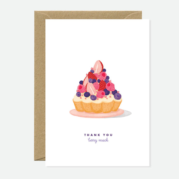 Thank You Berry Much - Greeting Card