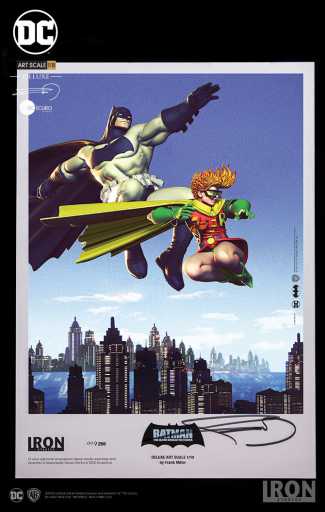 Batman & Robin Deluxe Statue By Frank Miller - The Dark Knight Returns - Art Scale 1/10 - Iron Studios
