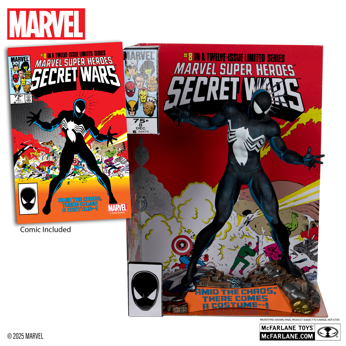 Statuetta di Spider-Man 1/6 (Marvel Super Heroes Secret Wars #8)