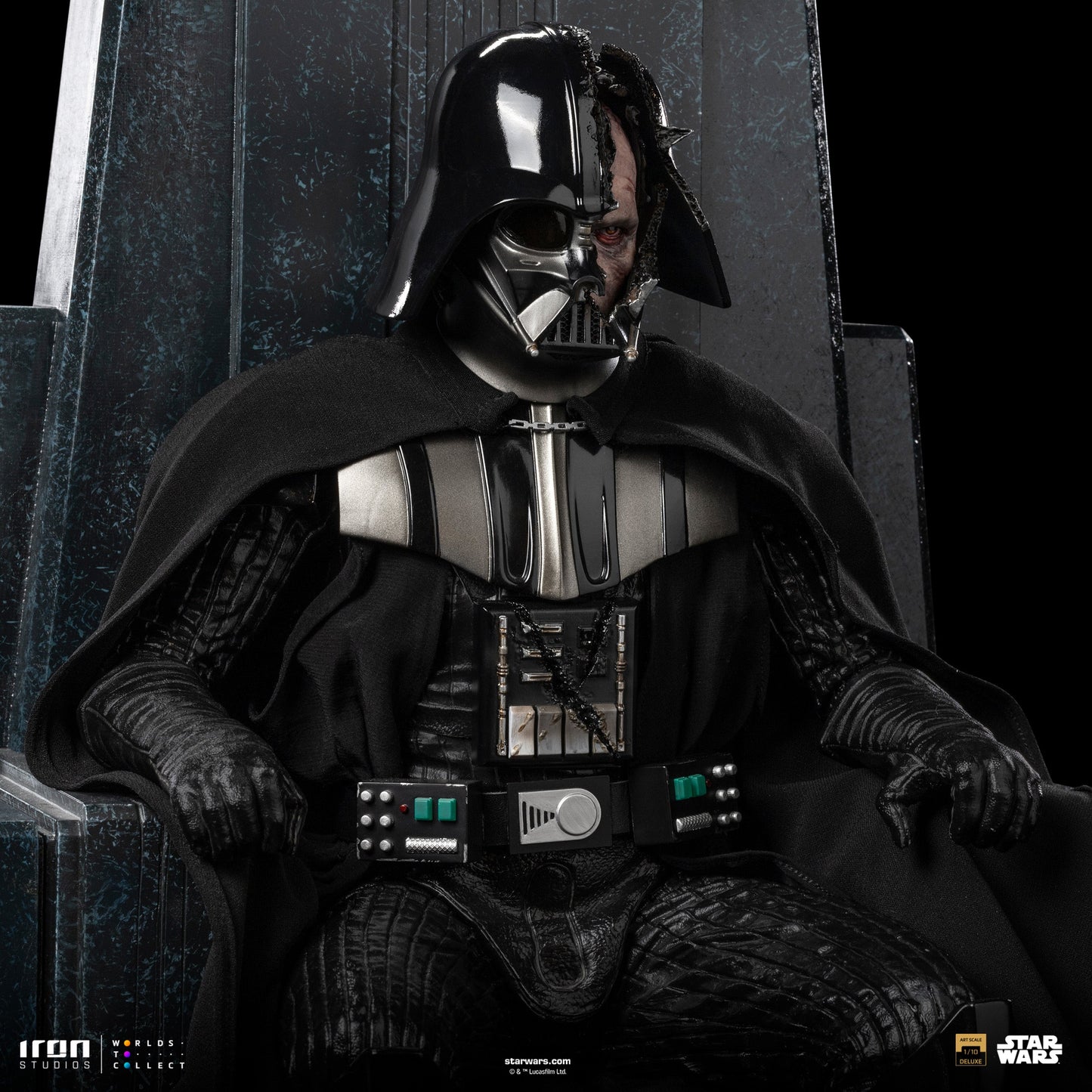 Darth Vader on Throne Statue - Star Wars: Obi-Wan Kenobi Series - Art Scale 1/10 - Iron Studios
