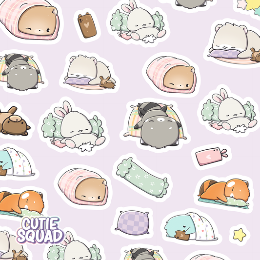 Professional Sleepers Sticker Sheets