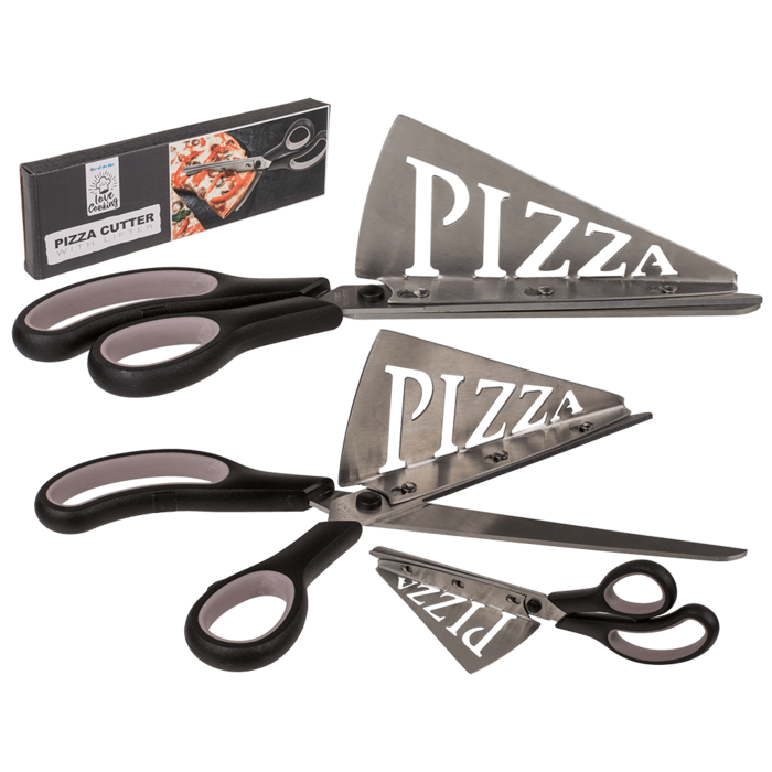 Pizza cutter with lifting mechanism