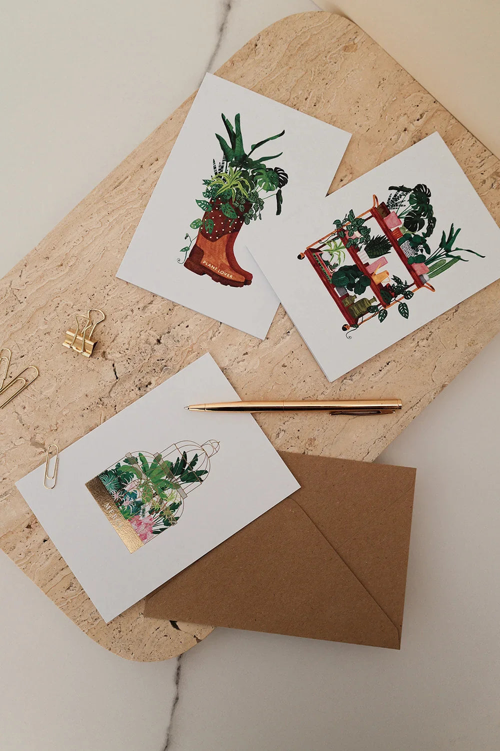 Plant shelf - Greeting card