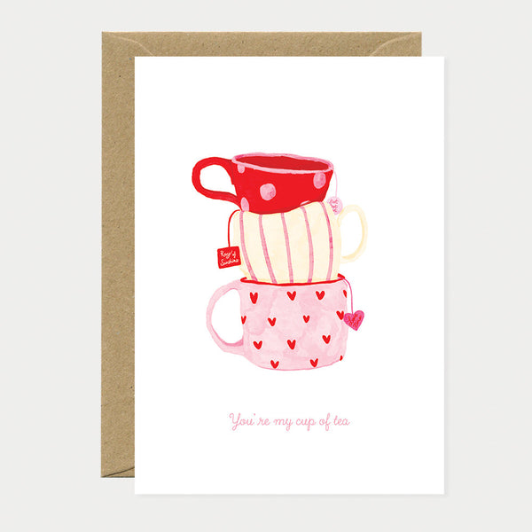 Tasse de thé - Carte de vœux