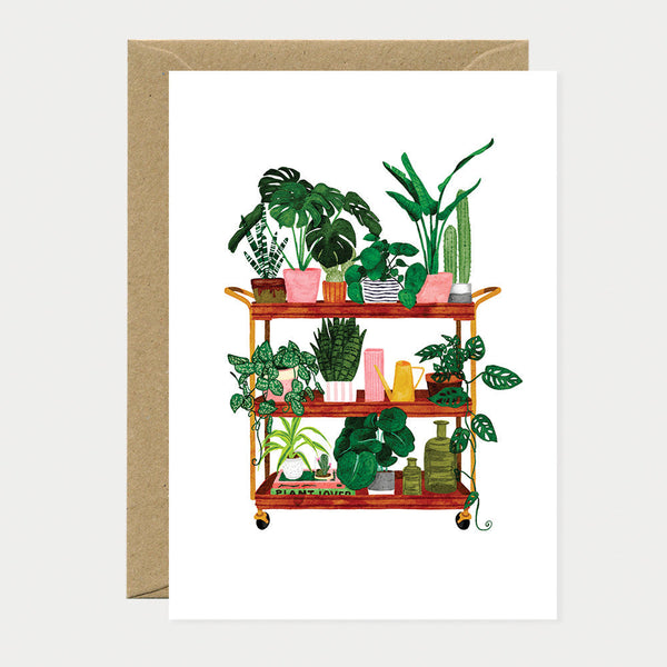Plant shelf - Greeting card