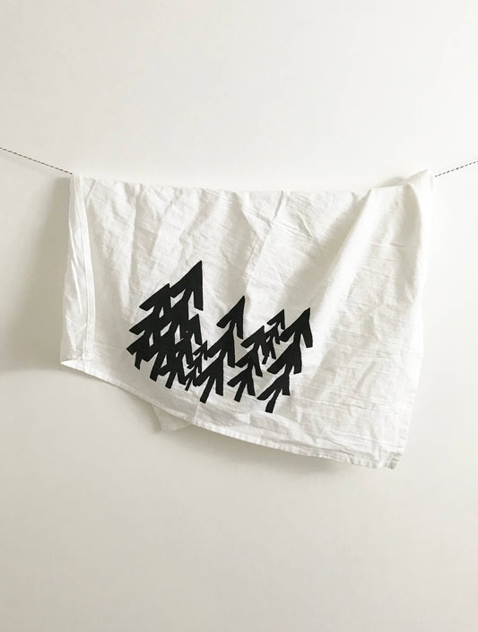 Modern Fir Tea Towel