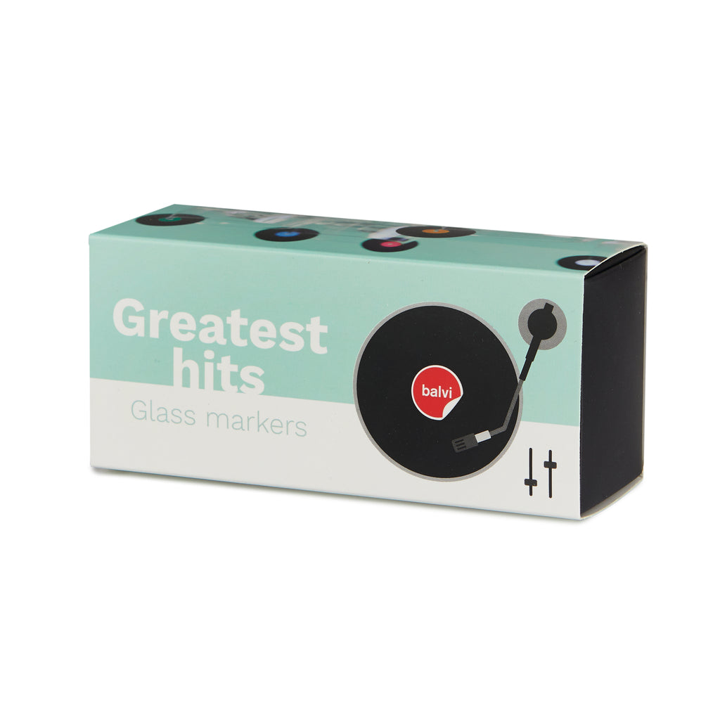 Greatest Hits Glass Markers