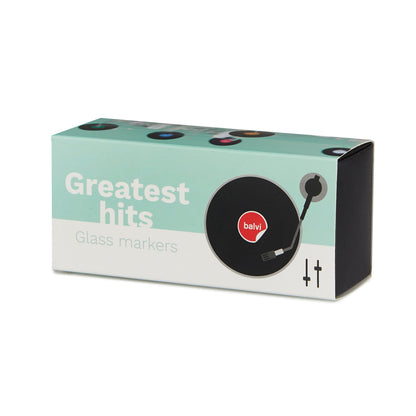 Greatest Hits Glass Markers