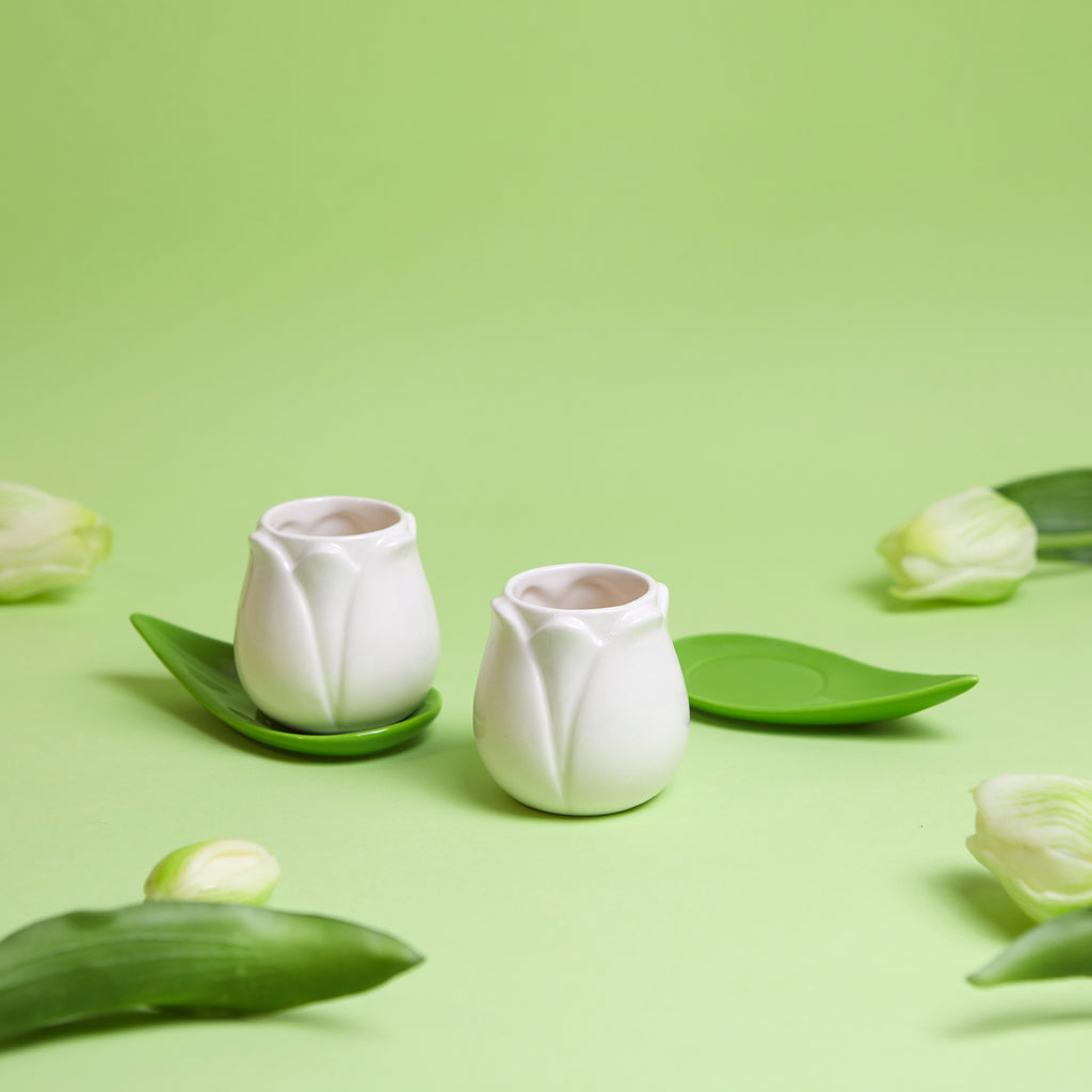 Set de 2 tasses à café Tulip