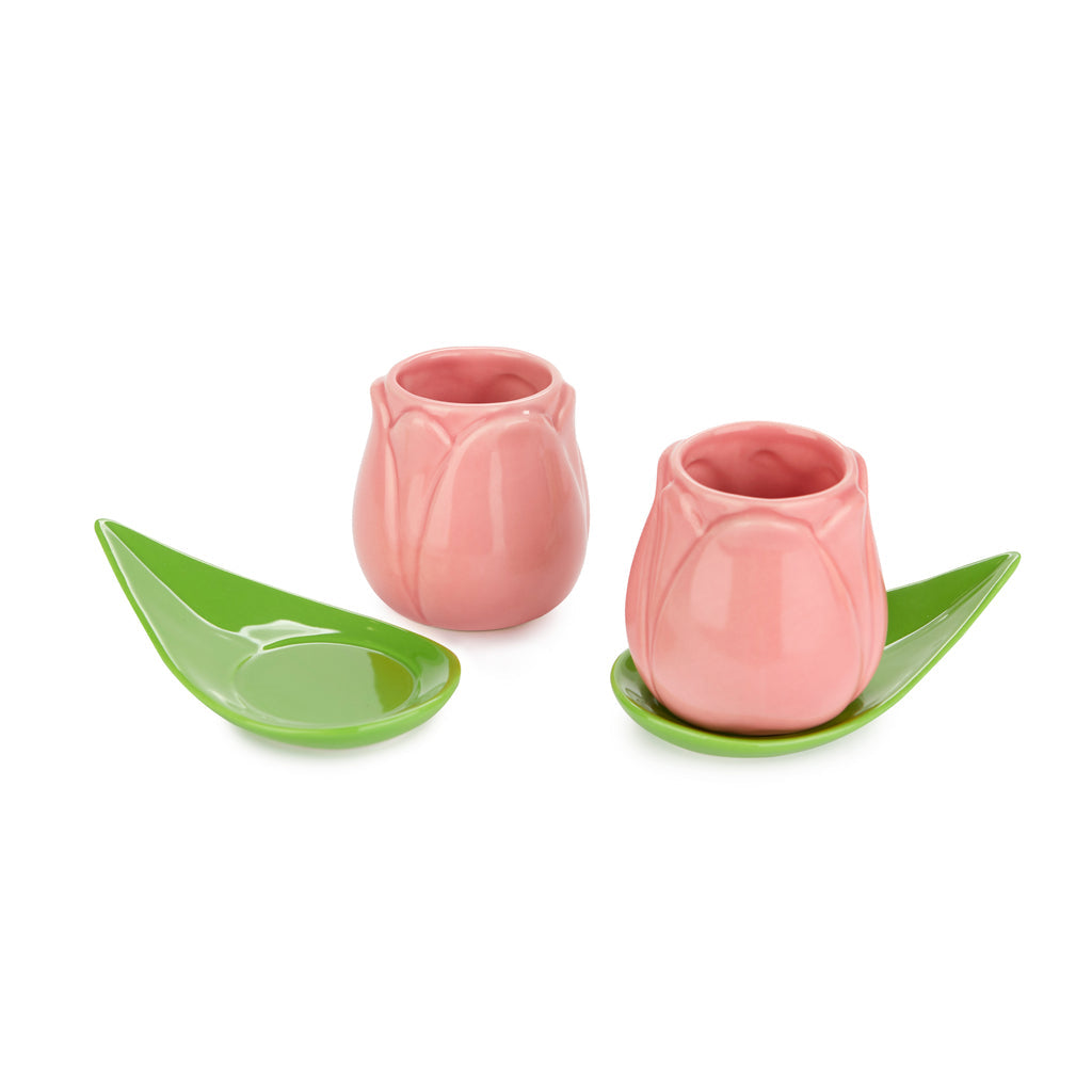 Set de 2 tasses à café Tulip