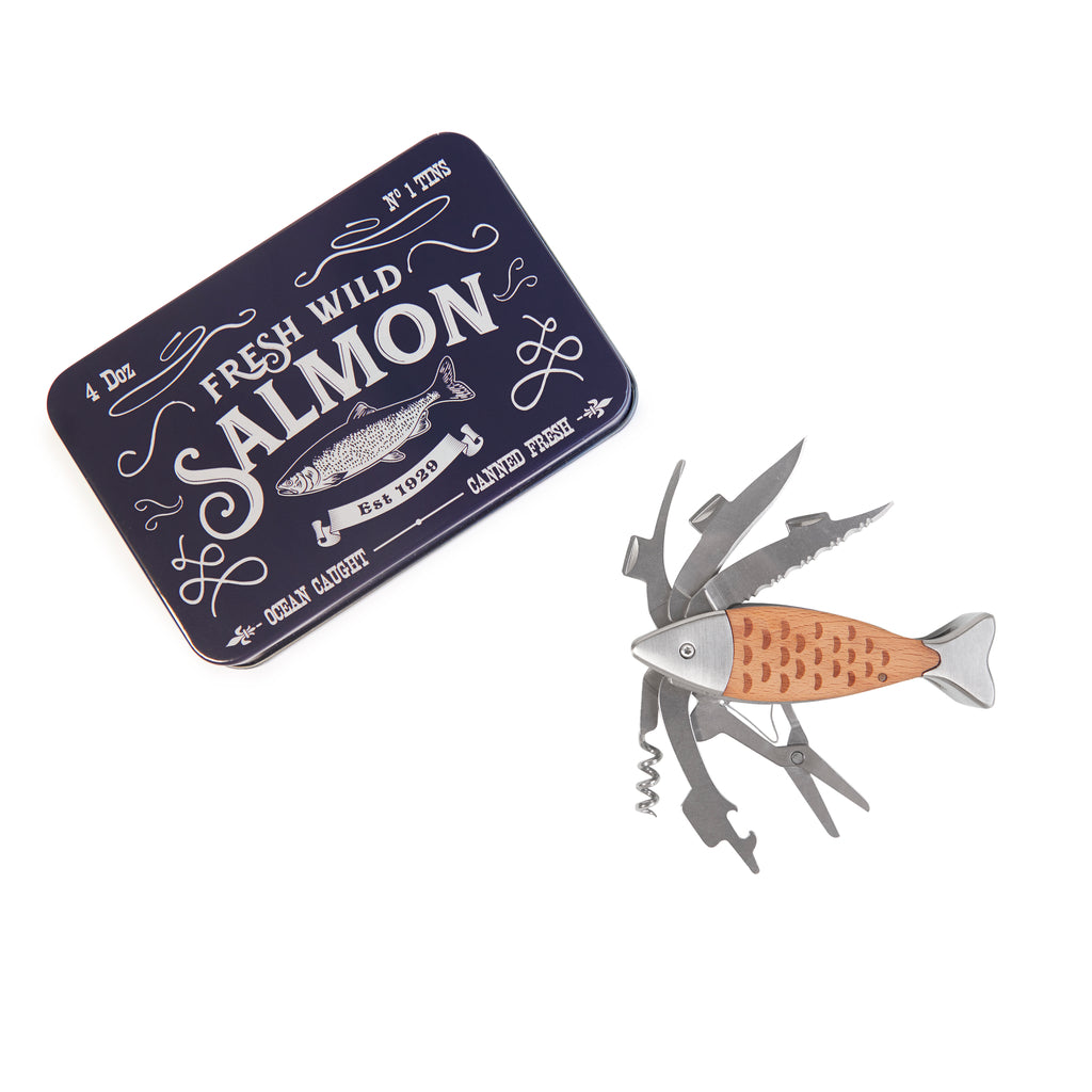 Couteau multifonction Saumon Sauvage