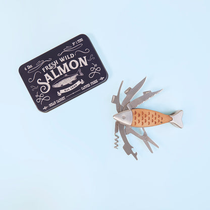 Couteau multifonction Saumon Sauvage