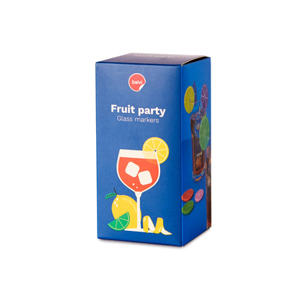 Fruit Party Glass Markers