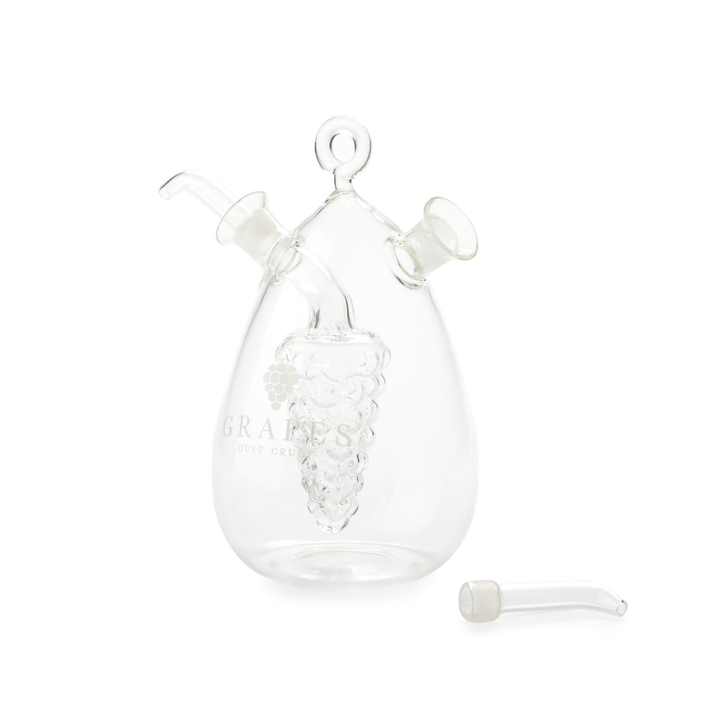 Double Cruet with Grapes