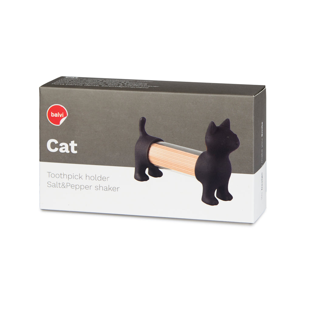 Porte cure-dents et sel/poivre Cat