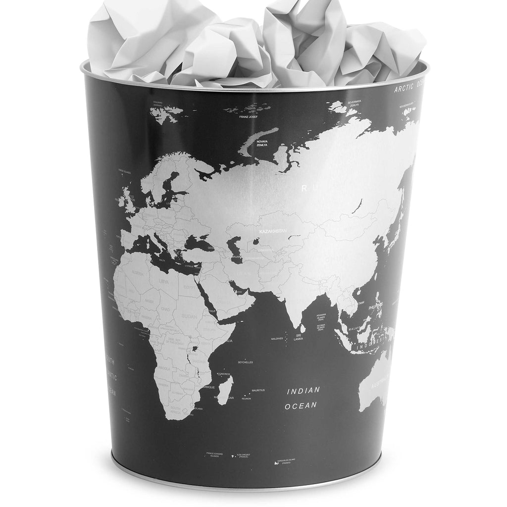 Corbeille à papier Globe