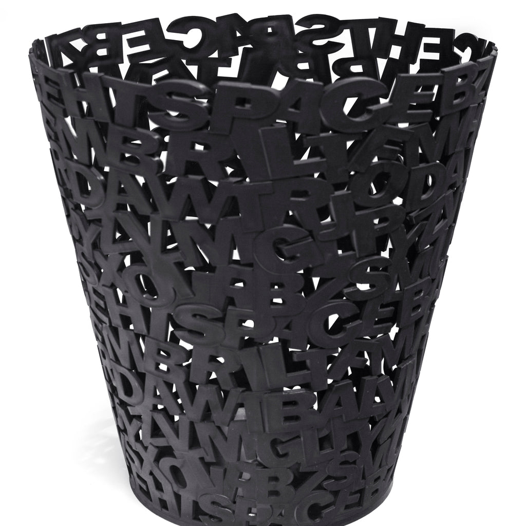 Corbeille à papier Letters