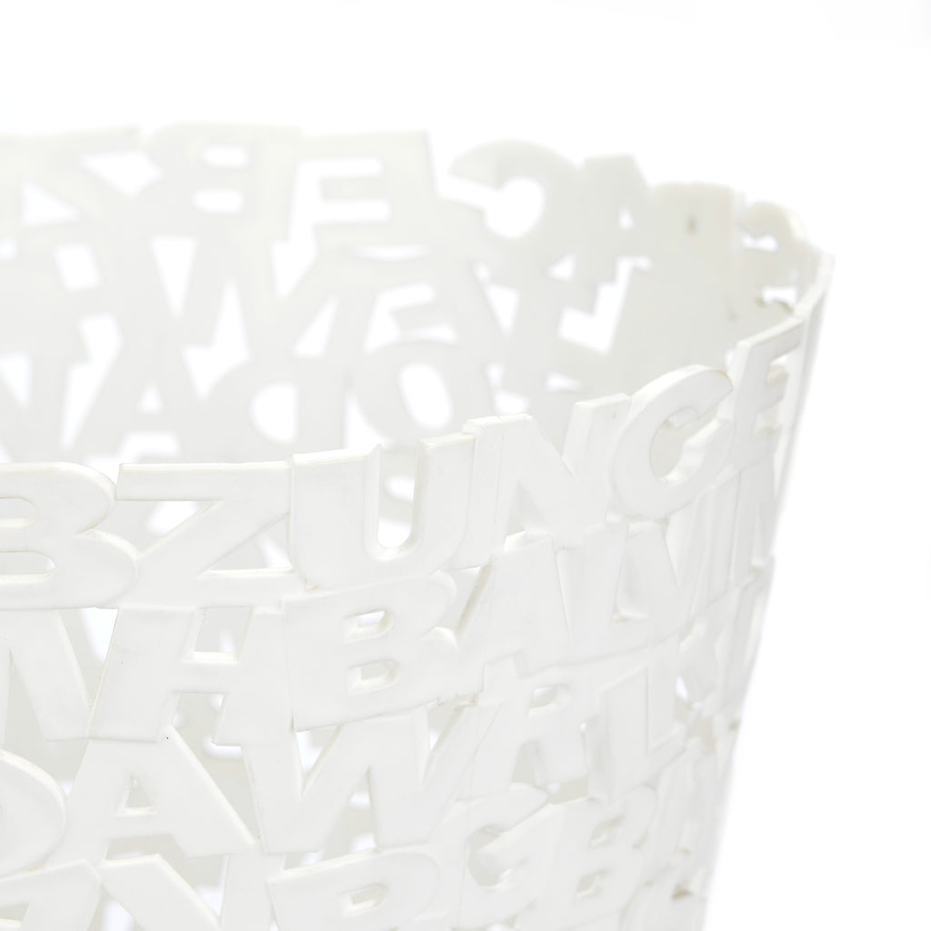 Corbeille à papier Letters