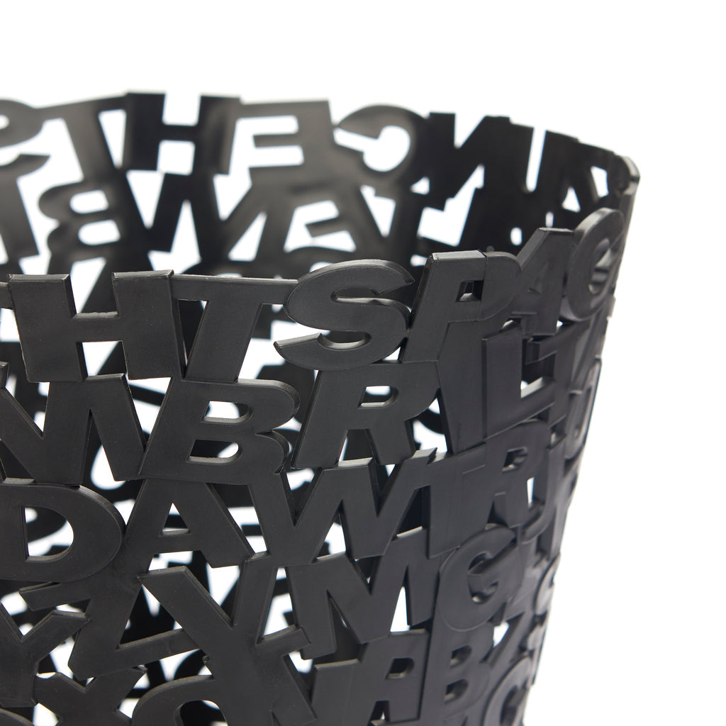 Corbeille à papier Letters