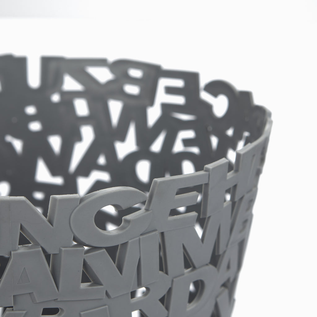 Corbeille à papier Letters