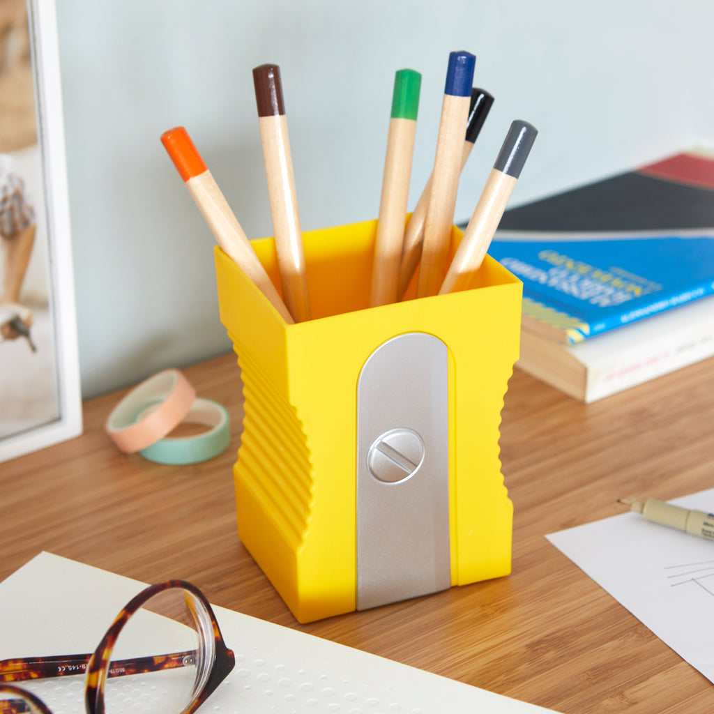 Taille-crayon Pot à crayons