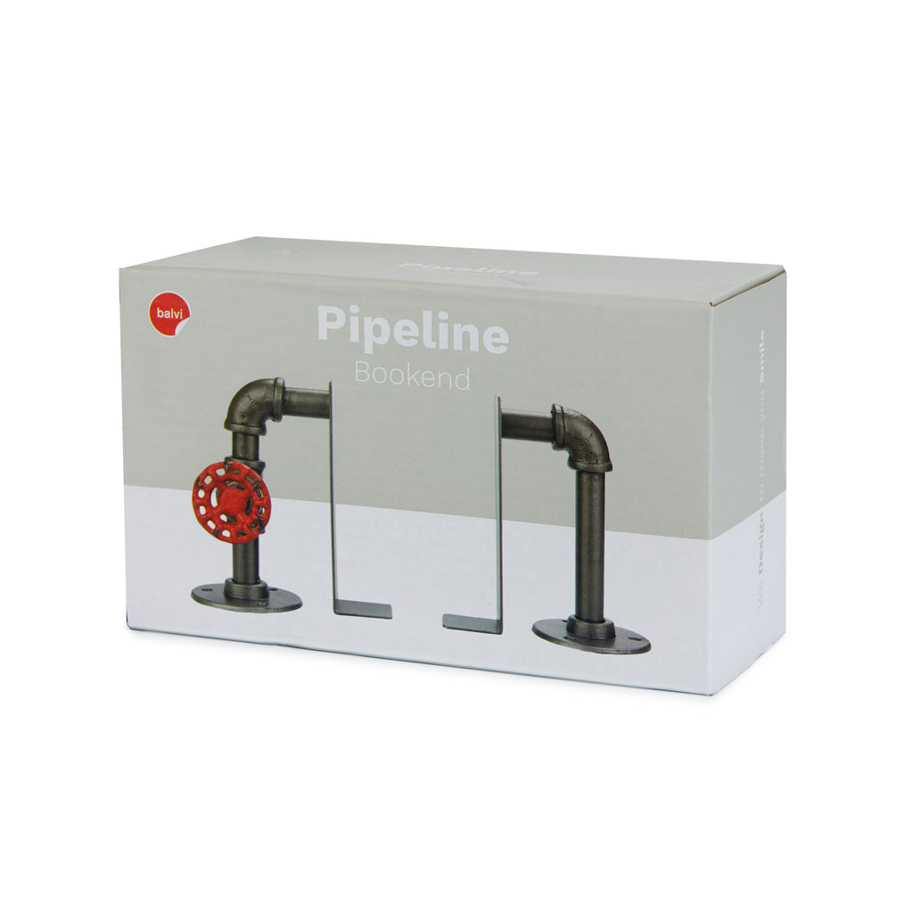 Serre-livres double Pipeline
