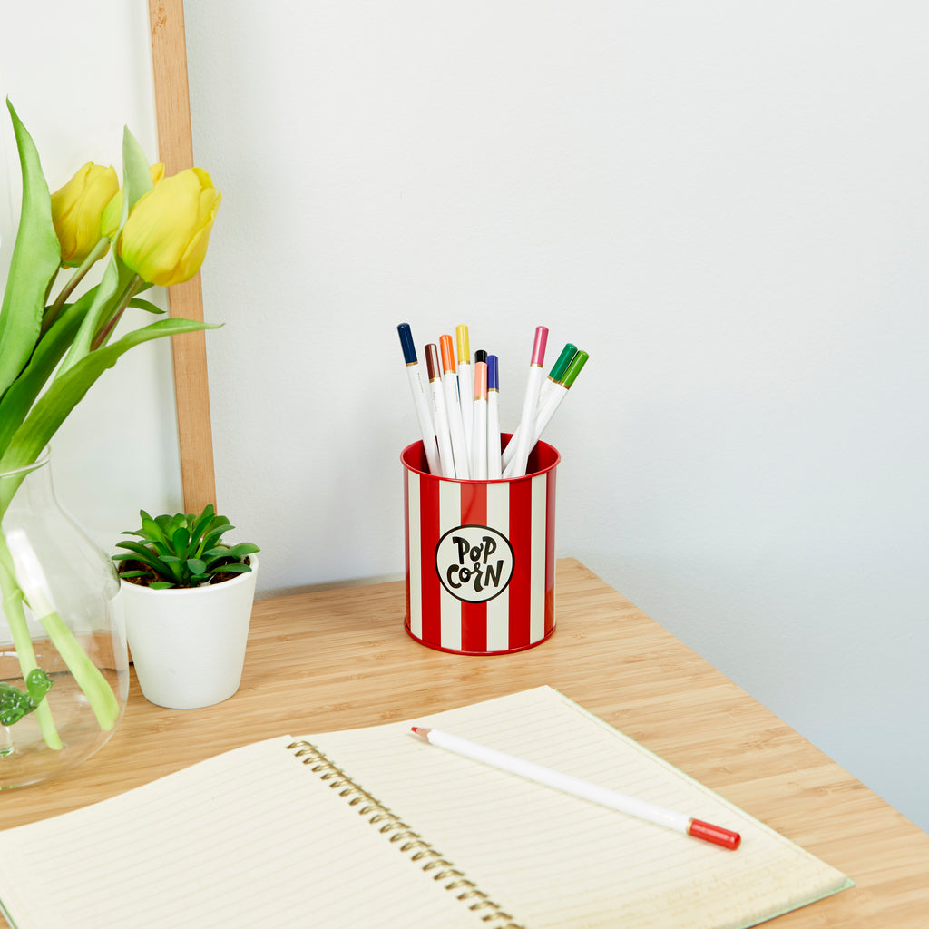 Popcorn Pencil Holder