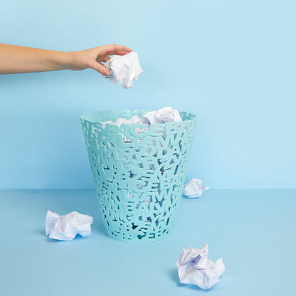Letters Wastebasket