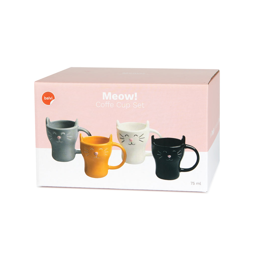 Meow! Coffee cup set