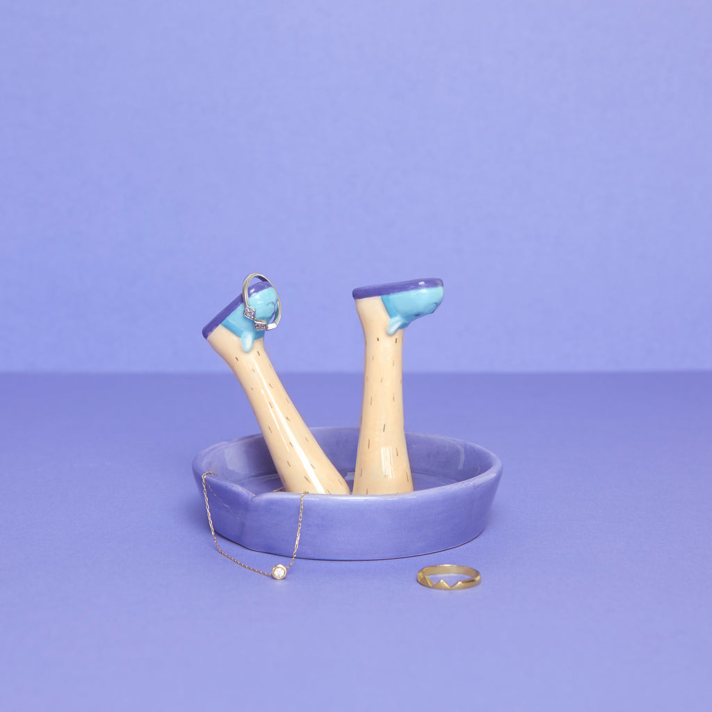 Happy Legs Weekend Jewelry Holder