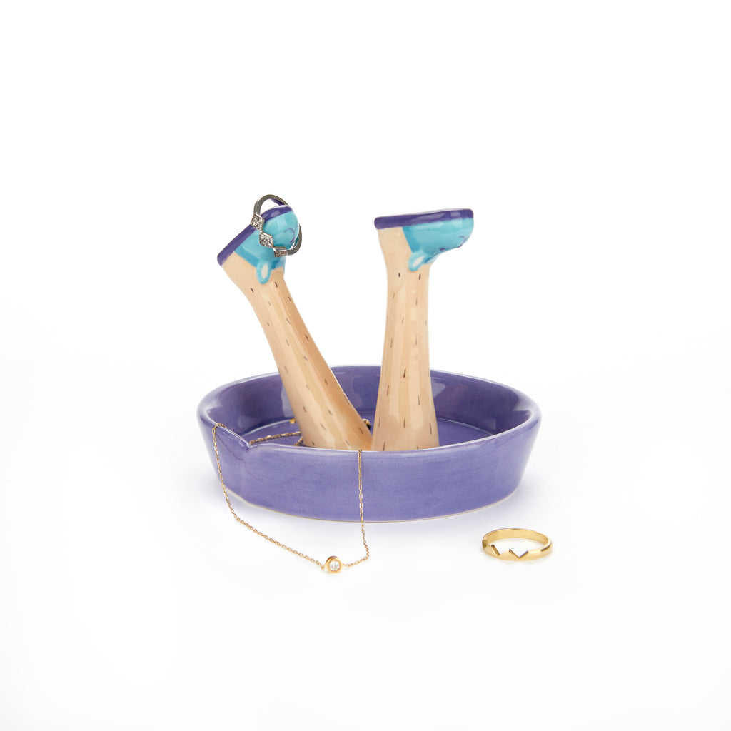 Happy Legs Weekend Jewelry Holder