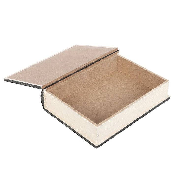 Black Goth Ouija Board Book-Shaped Storage Box