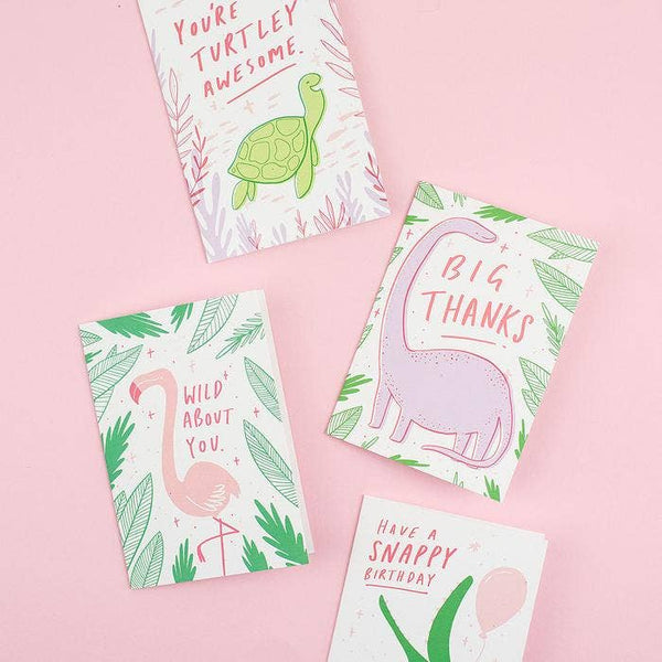 Dinosaur "Big Thanks" Greeting Card