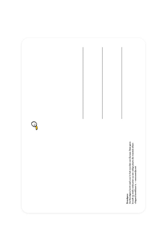 Carte postale avec Bernache