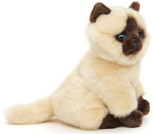 Peluche Chat siamois - Beige