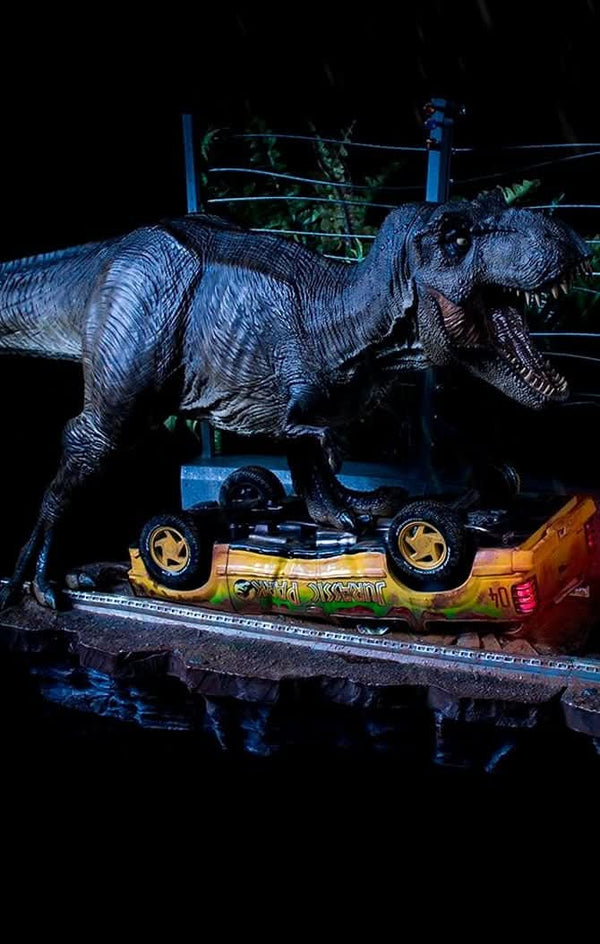 T-Rex Attack Statue (Set A) - Jurassic Park - Art Scale 1/10