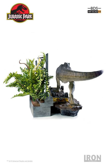 T-Rex Attack Statue (Set A) - Jurassic Park - Art Scale 1/10 - Iron Studios