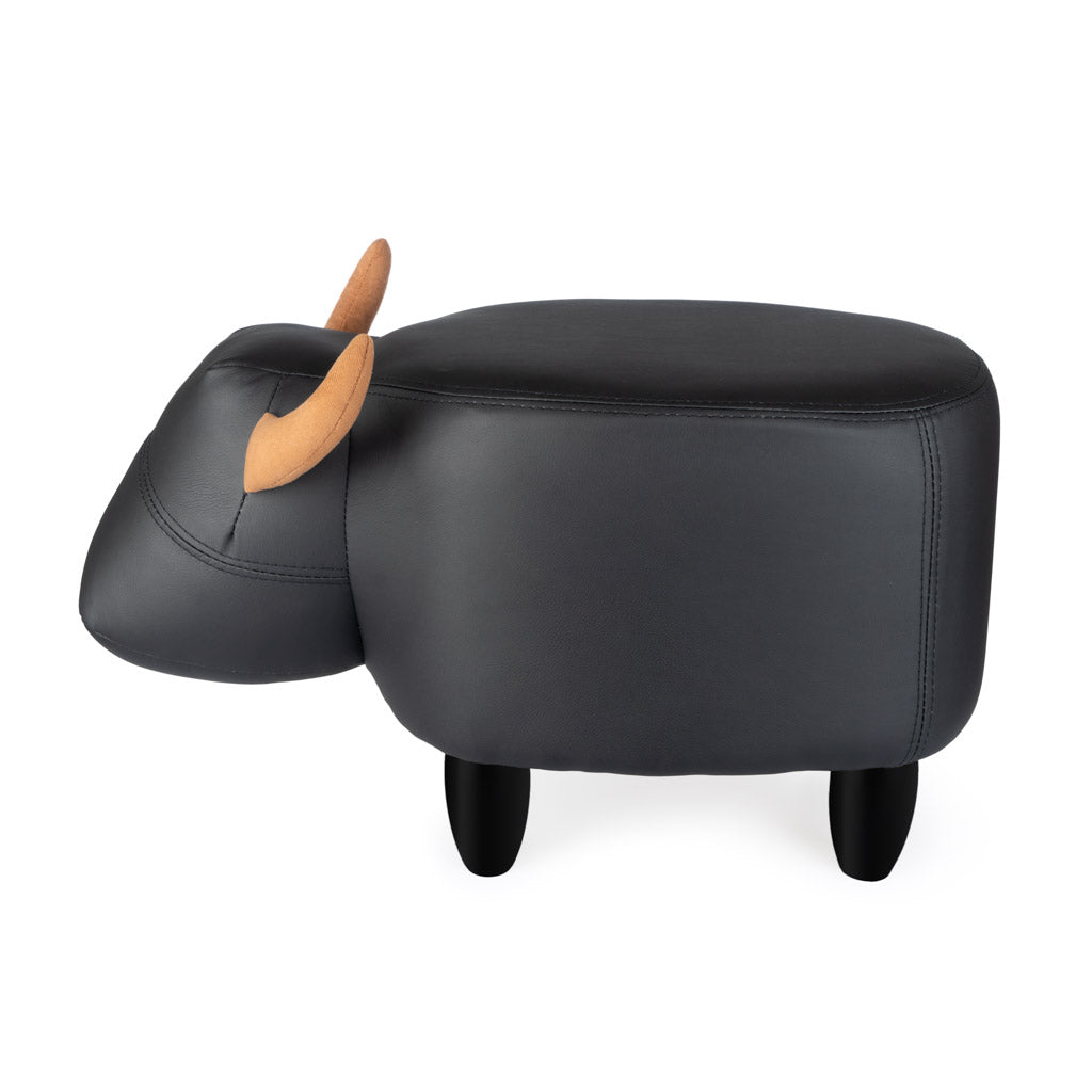 Tabouret La Vache – Similicuir & Bois