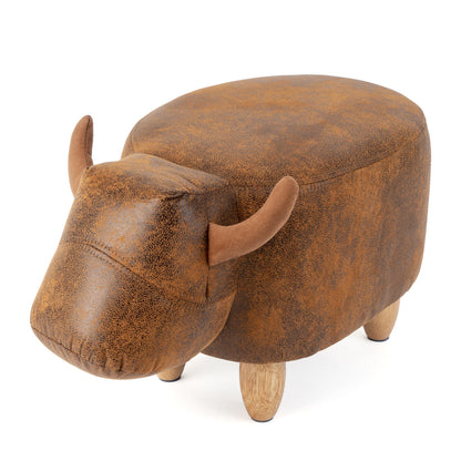 Tabouret La Vache – Similicuir & Bois