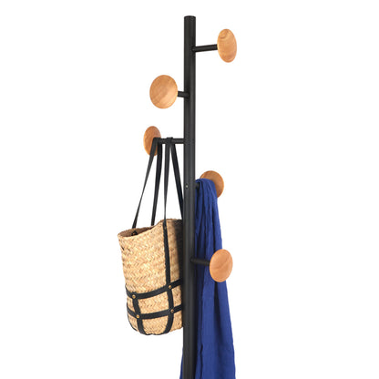 Shiitake Coat Rack – Wood & Steel