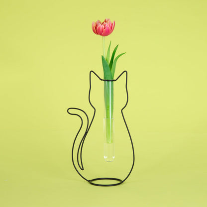 Vase Cat Silhouette