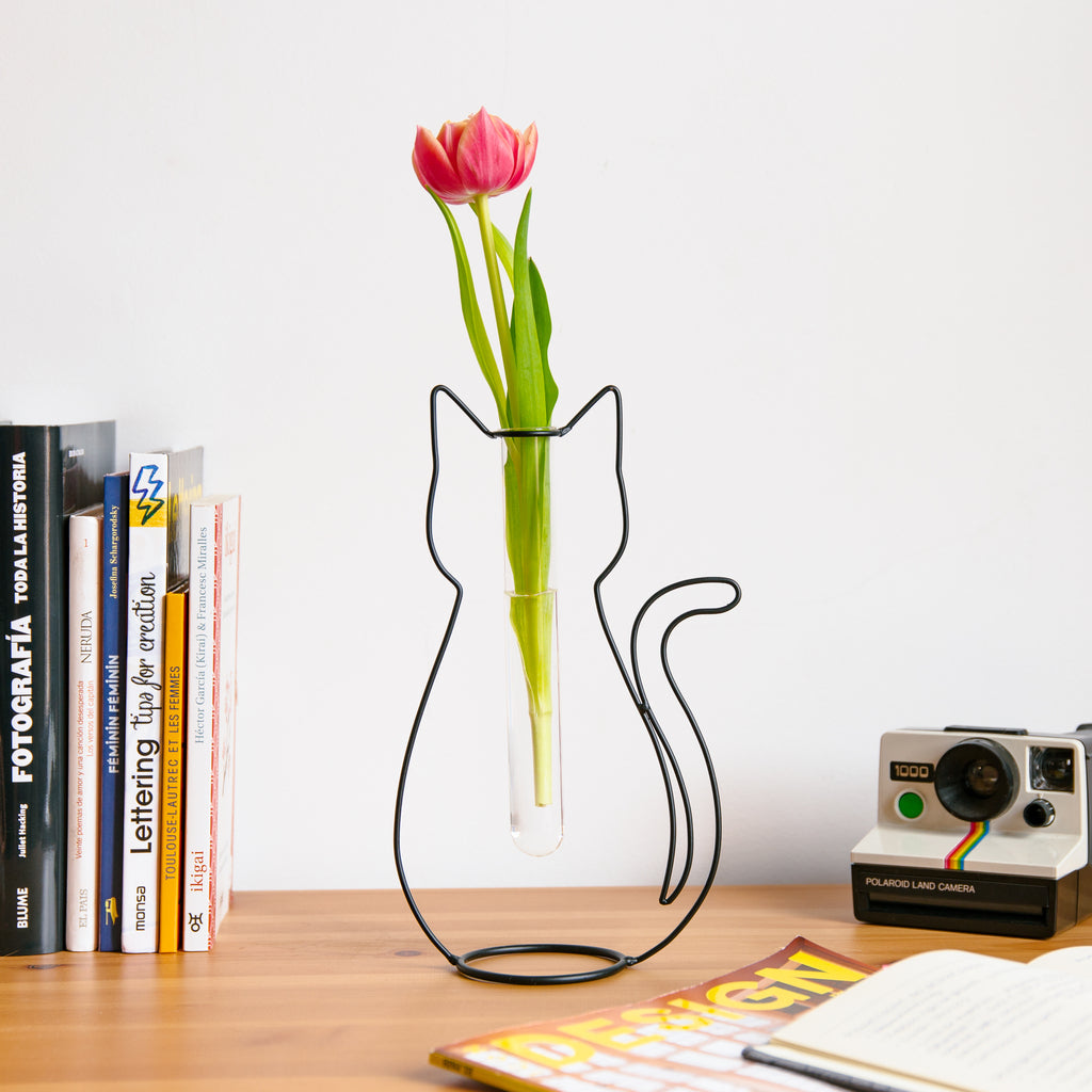 Vase Cat Silhouette