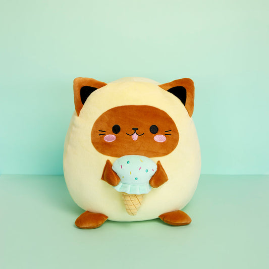 Fluffy Kawaii Minty Cushion
