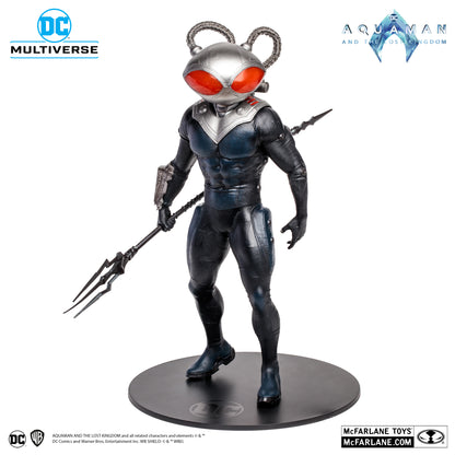 black manta aquaman and the lost kingdom 12 pvc statue mcfarlane toys