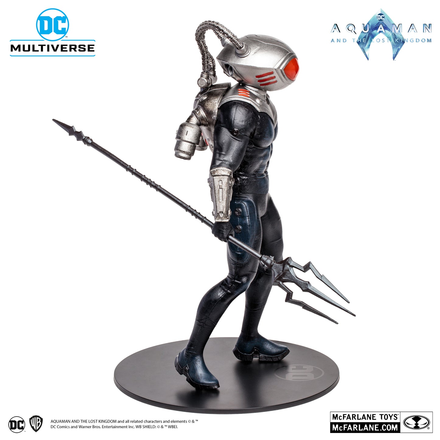 black manta aquaman and the lost kingdom 12 pvc statue mcfarlane toys