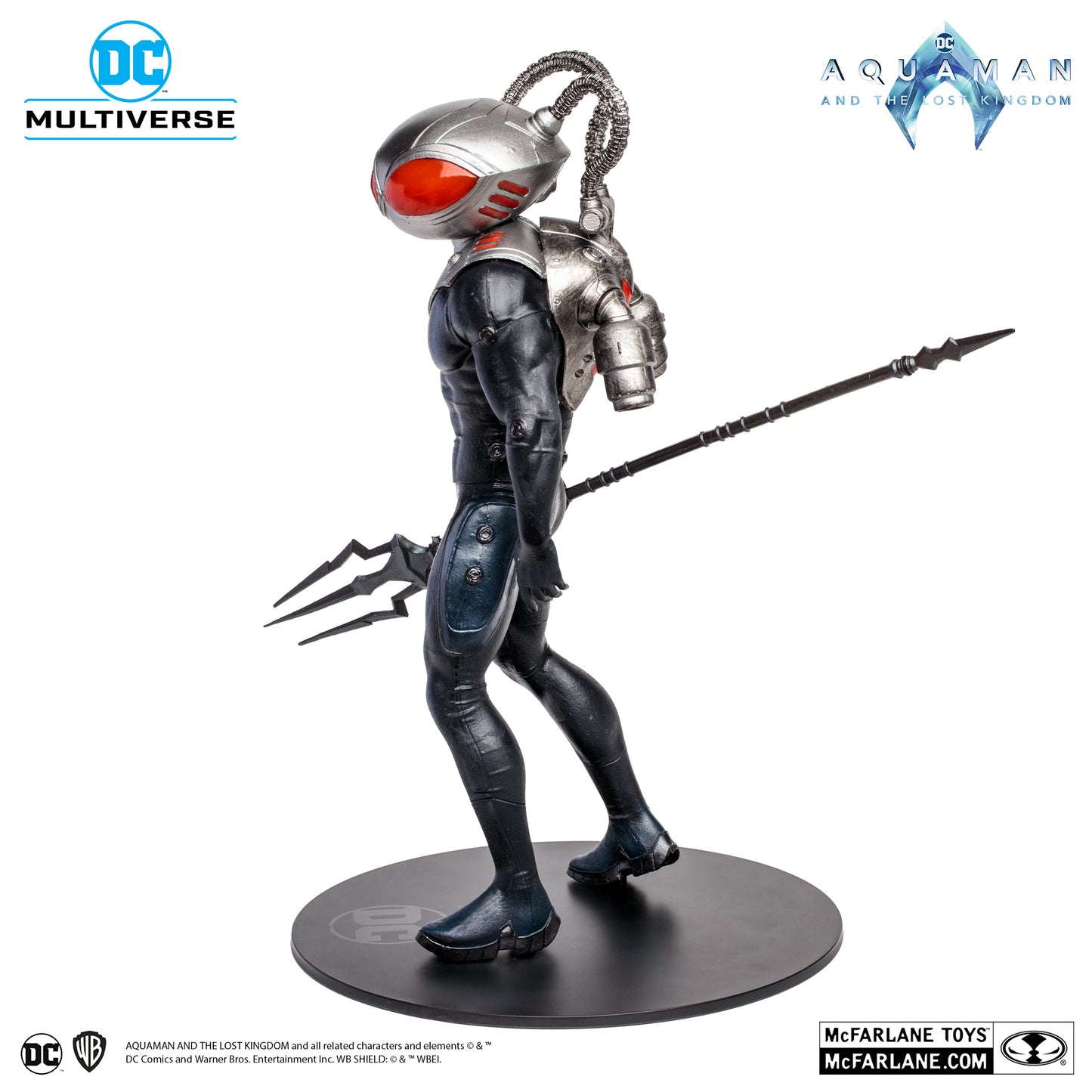 black manta aquaman and the lost kingdom 12 pvc statue mcfarlane toys