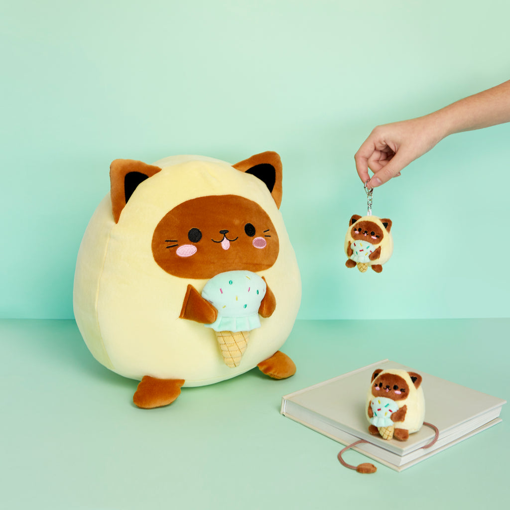 Porte-clés Fluffy Kawaii Minty