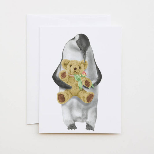Puck Louy Carte de pingouin Empereur
