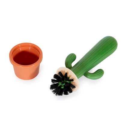 Green Cactus Dish Brush