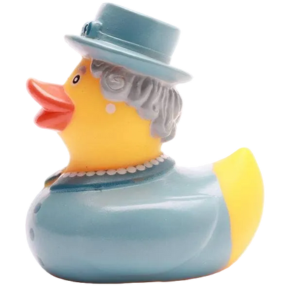 Queen Elizabeth II Duck - Blue